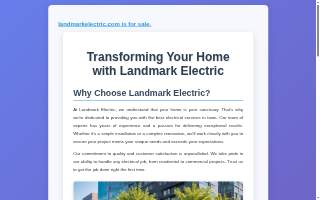 Landmark Electric of Clawson website