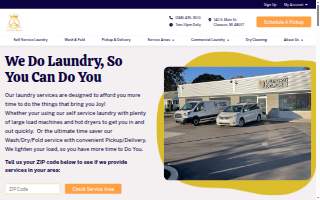 Laundry Palace website