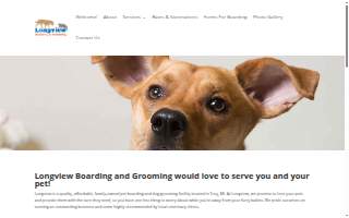 Longview Boarding & Grooming website
