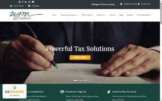 WJM CPA of Clawson website