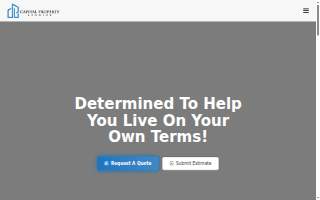 Capital Property Lending website