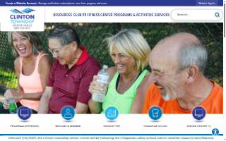 Clinton Township Senior Center website