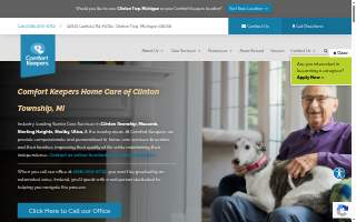 Comfort Keepers Home Care of Clinton Township website