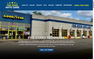 Five Stars Auto Care INC website