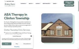 Healing Haven Autism Therapy Services website