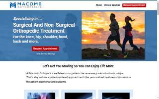 Orthopedic Surgery Of Macomb PLC website