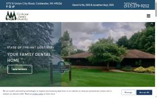 Coldwater Family Dentistry website