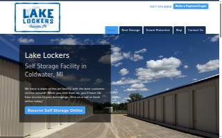 Coldwater Lake Storage website