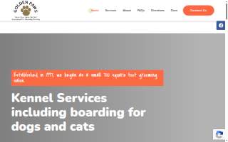 Golden Paws website