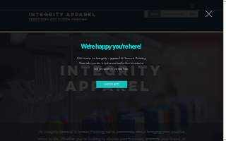 Integrity Apparel website