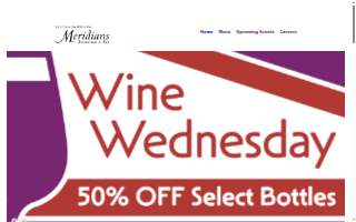 Meridians Day Spa website