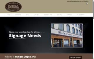 Michigan Graphic Arts LLC website