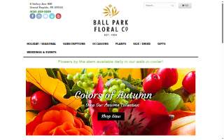Ball Park Floral & Gifts website