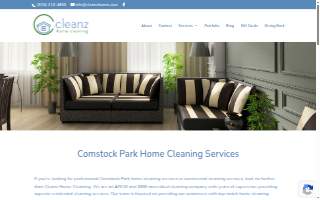 Cleanz Home Cleaning website