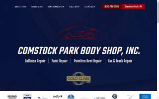Comstock Park Body Shop website