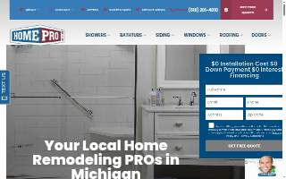 Home Pro MI of Comstock Park website