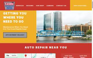 Lentz Auto Repair website