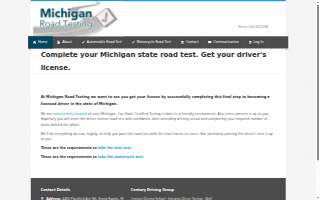 Michigan Road Testing of Comstock Park website
