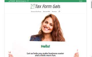 Tax Form Gals website
