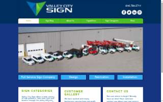 Valley City Sign Company website