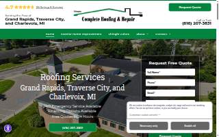 Complete Roofing & Repair website