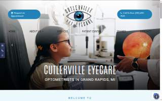 Cutlerville Eyecare website