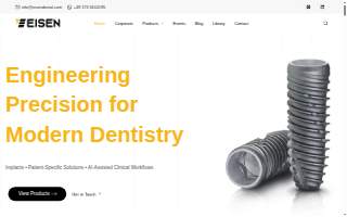 Eisin Periodontics & Implant Dentistry website