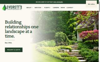 Everett's Landscape Management, Inc website