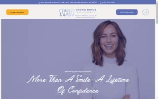Grand Ridge Orthodontics of Cutlerville website