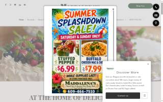 Maddalena's Catering and Banquets of Cutlerville website