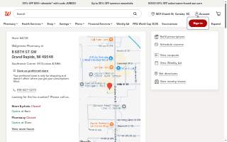 Walgreens of Cutlerville website