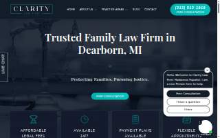 Clarity Law Firm website
