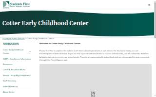 Cotter Early Childhood Center website
