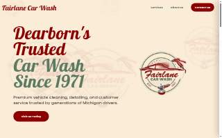 Fairlane Car Wash West website