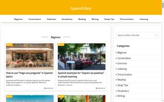 Amor'e Skin Spa website