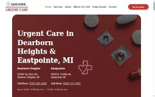 Quickdoc Urgent Care Walk-in, Telemedicine in Dearborn Heights and Taylor website