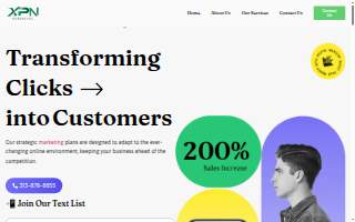 XPN Marketing- Digital Marketing and Web Design Agency in Michigan of Dearborn Heights website