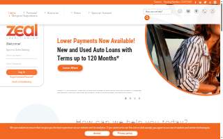 Zeal Credit Union website