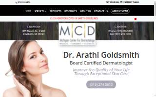 Michigan Center for Dermatology website