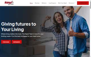 Rapid Home Loans of Dearborn website