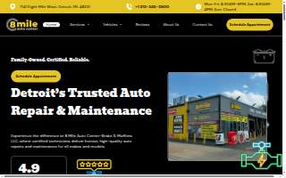 8 MILE AUTO CENTER | Brakes, Mufflers & More website