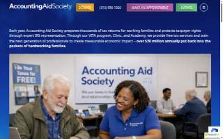 Accounting Aid Society website
