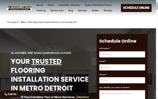 Al Havner and Sons Hardwood Floors LLC website