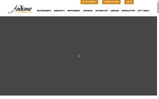 Andiamo Restaurant + Bar website