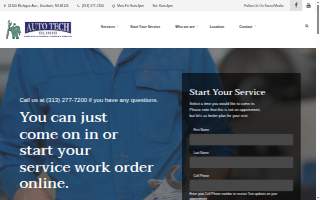 Autotech Clinic website