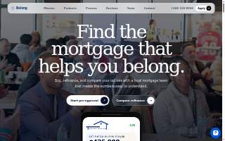 Belong Lending l Jalen Scott l Mortgage Broker website