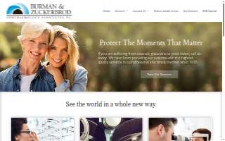 Burman & Zuckerbrod Ophthalmology Associates website