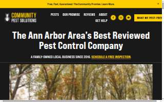 Community Pest Solutions website