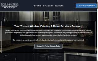 DCD Painting Inc. website