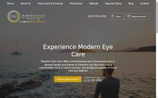 Dearborn Eye Care website
